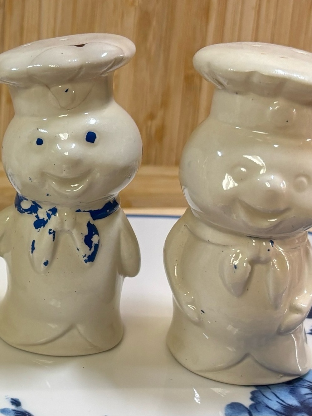Vintage Pillsbury Doughboy Duo Salt & Pepper Shakers